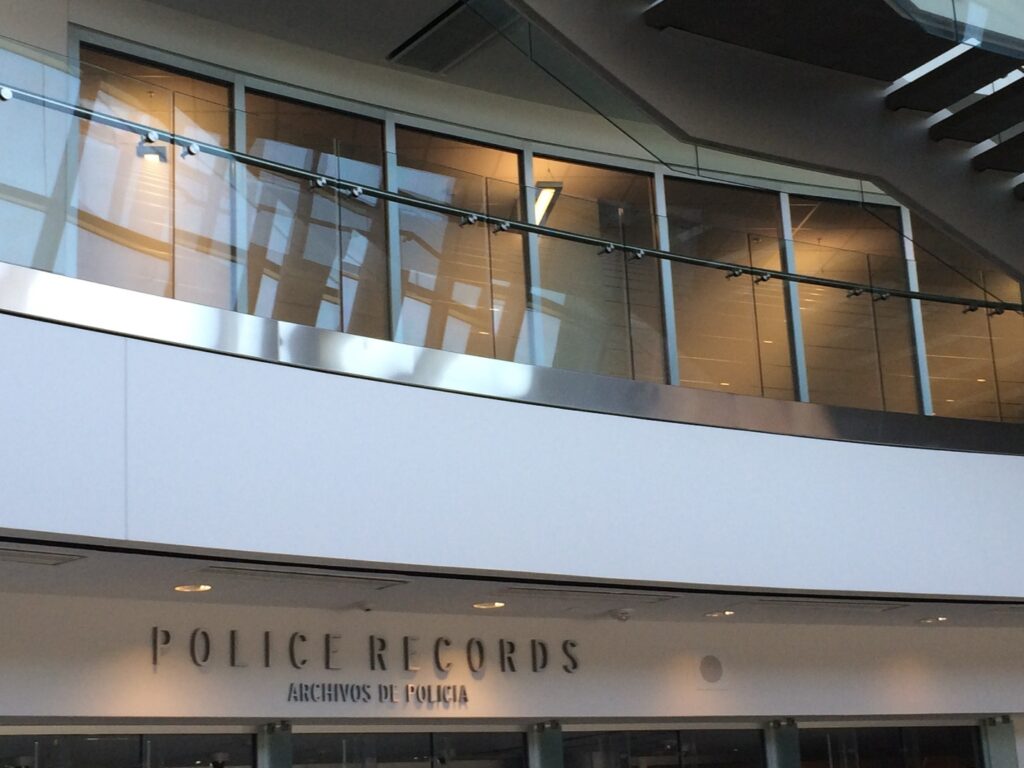 Police Department Using Fire Rated Glass Railings