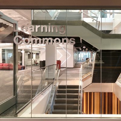 Fire Resistive Butt-Glazed Stairwell with SuperLite II-XLM with GPX Architectural Series Perimeter Framing (Walls) and GPX Architectural Series Doors with SuperLite II-XL